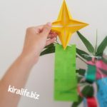 七夕飾り,折り紙で簡単に作れる星や扇の折り方♪子どもと一緒に作れます